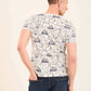 Regular Fit Patterned Comfy Tee