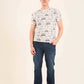 Regular Fit Patterned Comfy Tee