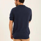 Ribbed Short Sleeves Regular Polo Shirt