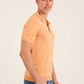 Ribbed Short Sleeves Regular Polo Shirt