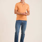 Ribbed Short Sleeves Regular Polo Shirt