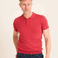 Ribbed Short Sleeves Regular Polo Shirt