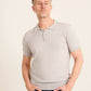 Ribbed Short Sleeves Regular Polo Shirt