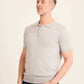 Ribbed Short Sleeves Regular Polo Shirt
