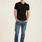 Ribbed Short Sleeves Regular Polo Shirt