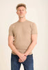 Ribbed Neck & Sleeves Regular Fit Tee