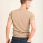 Ribbed Neck & Sleeves Regular Fit Tee