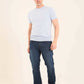 Ribbed Neck & Sleeves Regular Fit Tee
