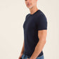 Ribbed Neck & Sleeves Regular Fit Tee
