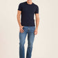 Ribbed Neck & Sleeves Regular Fit Tee