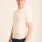 Ribbed Neck & Sleeves Regular Fit Tee