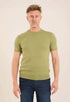 Ribbed Neck & Sleeves Regular Fit Tee