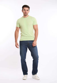 Ribbed Neck & Sleeves Regular Fit Tee