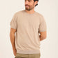 Short Sleeves Textured Tee with Hem
