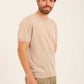 Short Sleeves Textured Tee with Hem