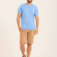 Short Sleeves Textured Tee with Hem