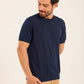 Short Sleeves Textured Tee with Hem