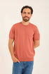 Short Sleeves Textured Tee with Hem