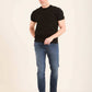 Short Sleeves Textured Tee with Hem
