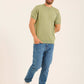 Short Sleeves Textured Tee with Hem