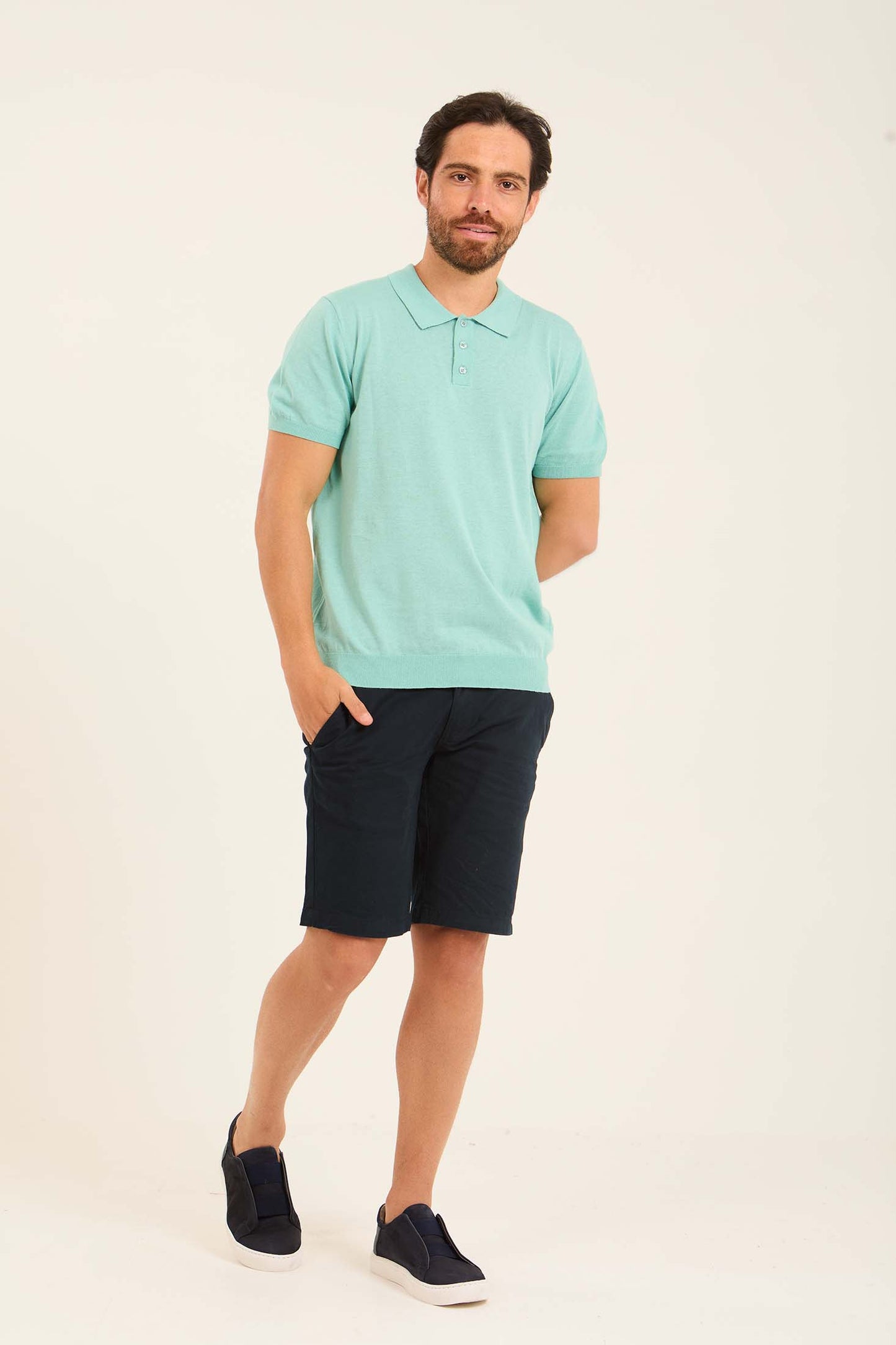 Classic Solid Short Sleeves Polo Shirt