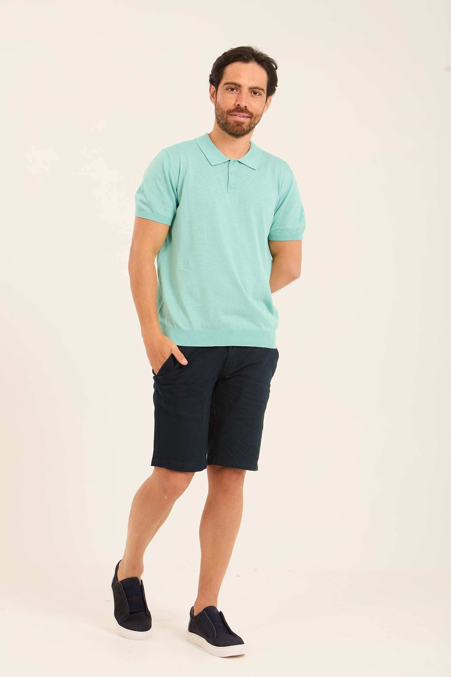 Classic Solid Short Sleeves Polo Shirt