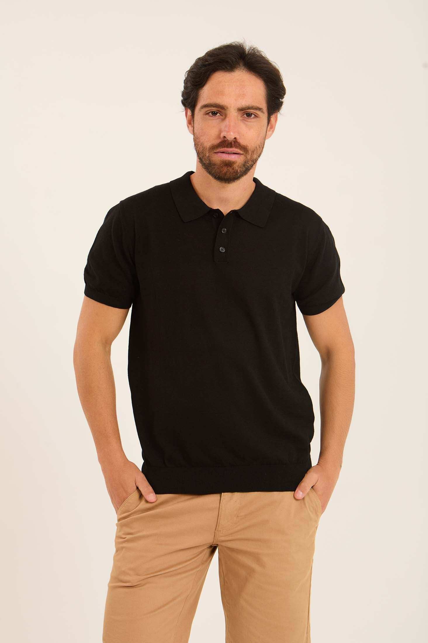 Classic Solid Short Sleeves Polo Shirt