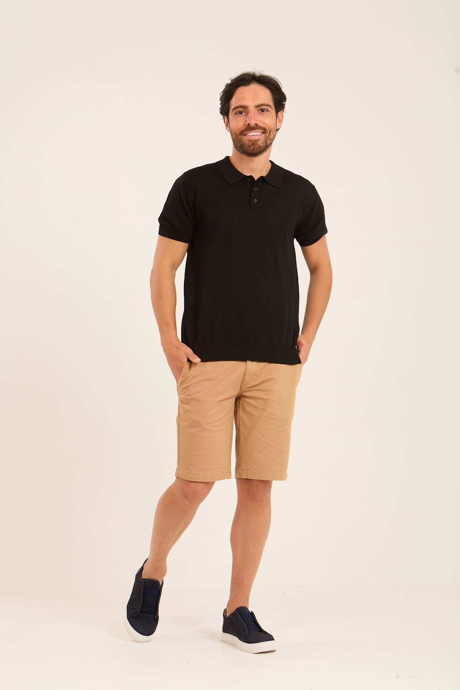 Classic Solid Short Sleeves Polo Shirt