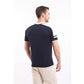 Solid Tricote Buttoned Neck Polo Shirt