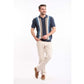 Striped Short Sleeves Buttoned Polo Shirt