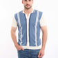 Turn Down Collar Striped Winter Shirt