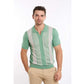 Wide Stripes Slip On Tricote Polo Shirt