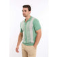 Wide Stripes Slip On Tricote Polo Shirt