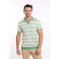 V-Neck Slip On Chevron Polo Shirt