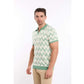 V-Neck Slip On Chevron Polo Shirt