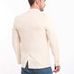 Linen-Cotton Cropped Tailored Blazer