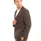 Linen-Cotton Modern Single-Breasted Blazer