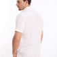 Textured Linen Short Sleeves Shirt with Pocket