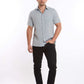 Textured Linen Short Sleeves Shirt with Pocket