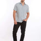 Textured Linen Short Sleeves Shirt with Pocket