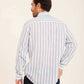 Dual-Tone Striped Long Sleeves Shirt