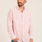 Dual-Tone Striped Long Sleeves Shirt
