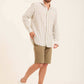 Dual-Tone Striped Long Sleeves Shirt