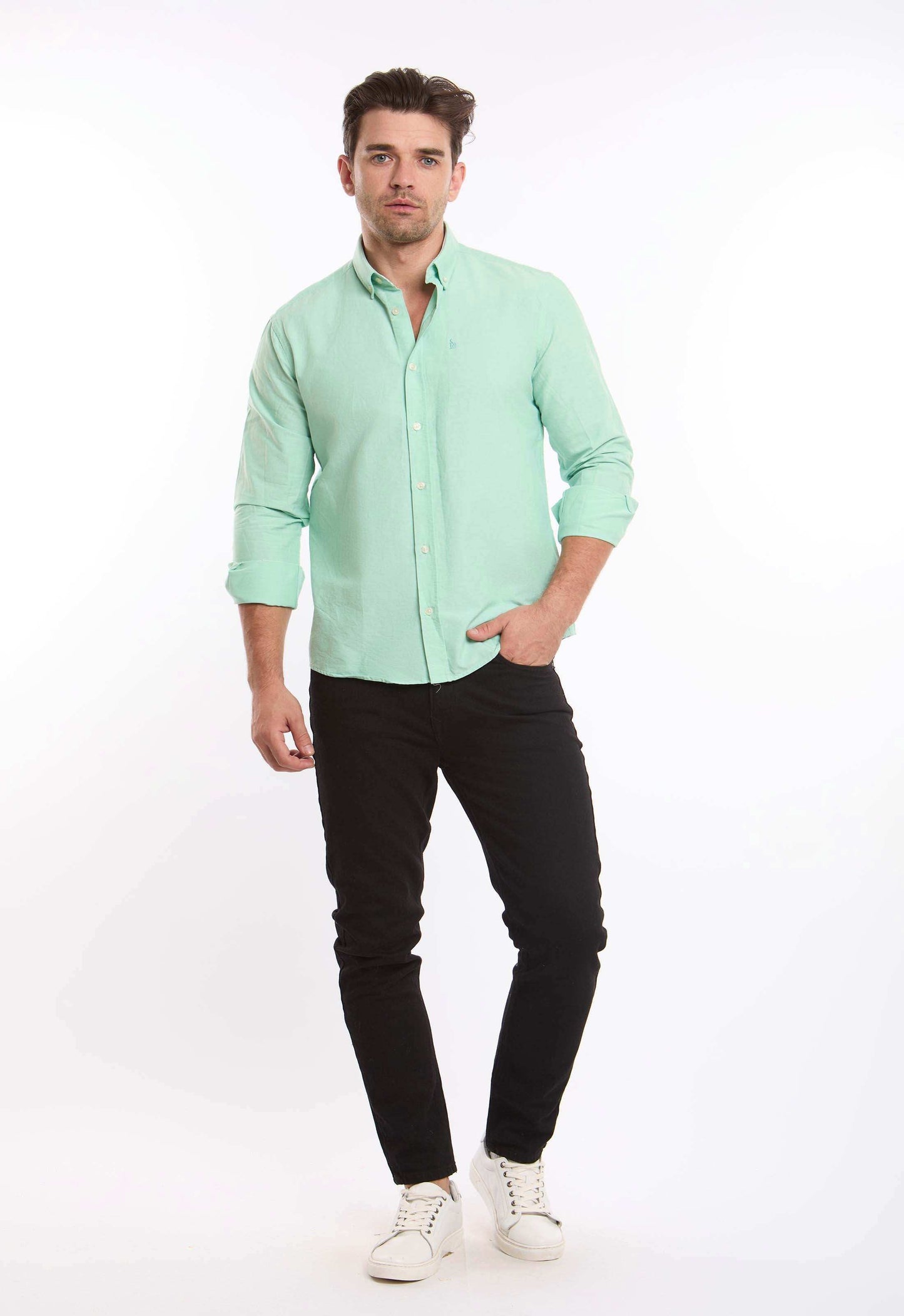 Elegant Solid Long Sleeves Shirt