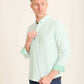 Dual-Tone Striped Casual Shirt