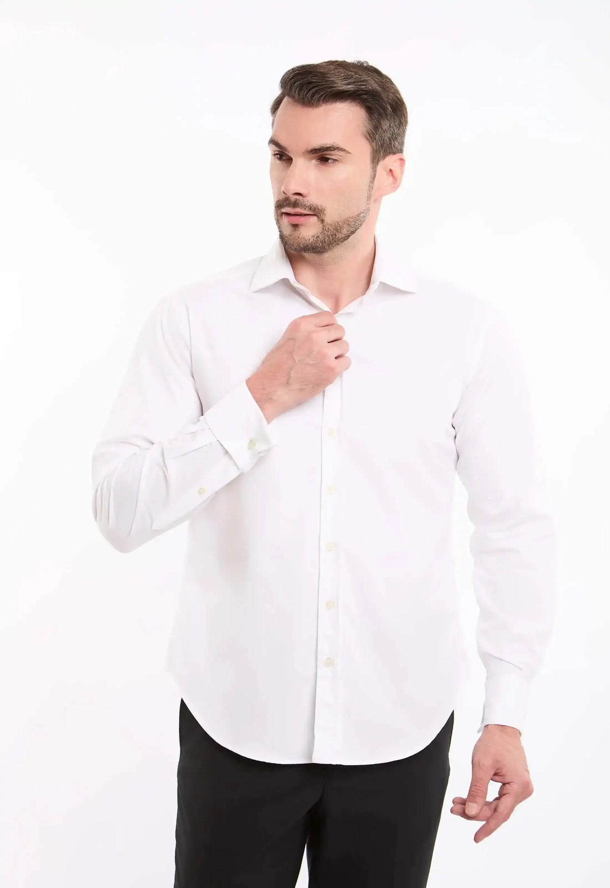 Regular Fit Solid Classic Shirt