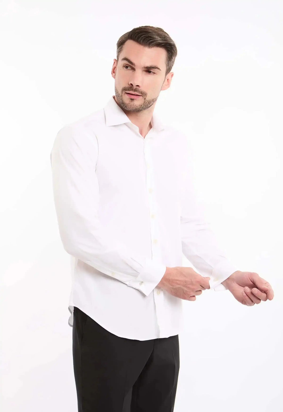 Regular Fit Solid Classic Shirt