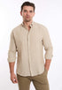 Pencil Stripes Casual Linen Shirt
