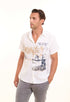 Printed Regular Fit Shirt with Classic Collar