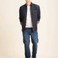 Dark Linen Shirt with Front Pockets